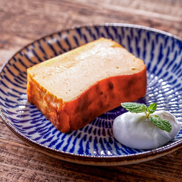 とみつ金時のチーズケーキ