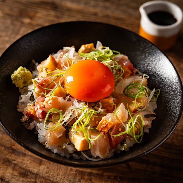 地鶏のたたき親子丼
