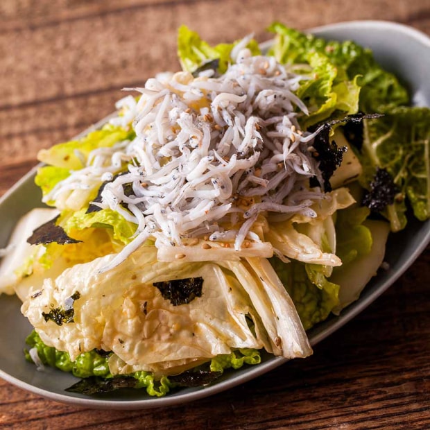 白菜としらすのチョレギサラダ