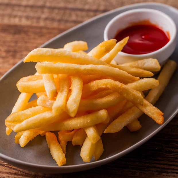 フライドポテト ケチャップ